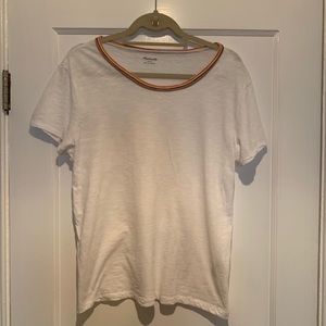 Madewell tee with rainbow